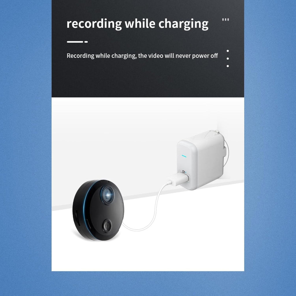 Matxabr HD 1080P Hidden Camera, Surveillance Security Camera with Motion Detection and Night Vision, Wireless WiFi Camera, Indoor Camera, Mini Camera for Pets, Sports, Baby and Nanny