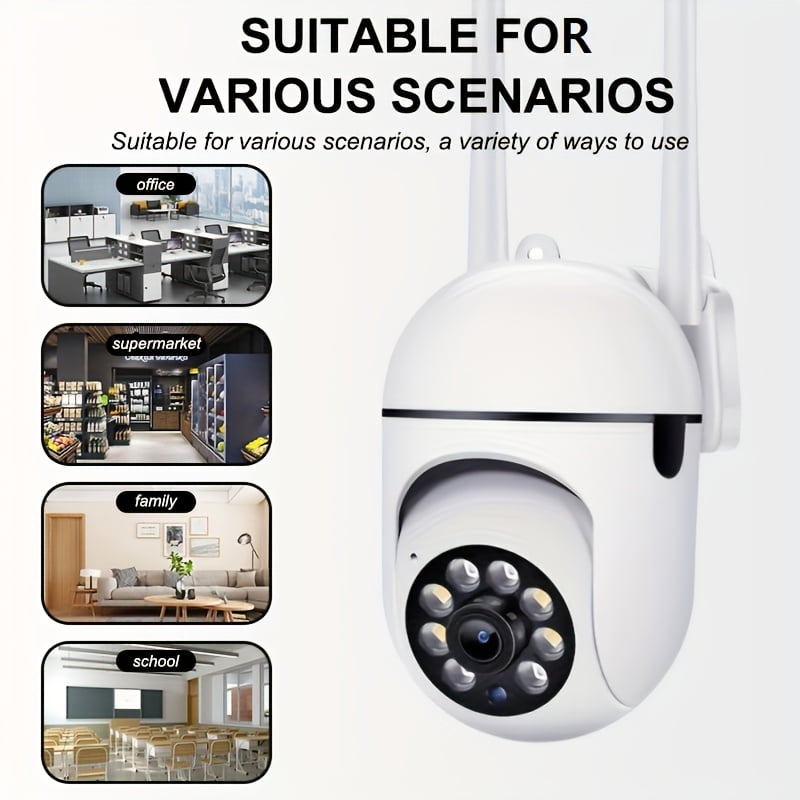 Smart Home Security Cameras YI IoT - 1080P FHD 2.4G WiFi, PTZ Wireless IP Camera with Two-Way Audio, Motion Detection Alerts, Night Vision, Auto Tracking for Elderly, Youngsters, Pets