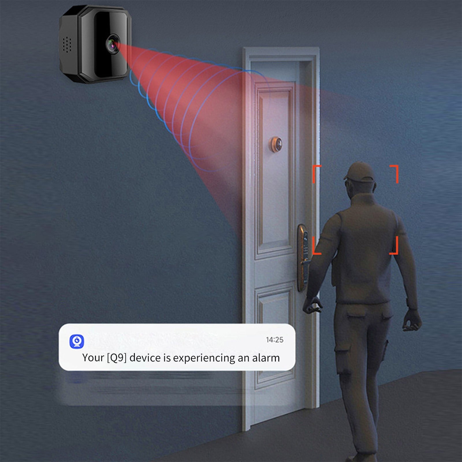 AZXY Security Camera,Surveillance Cameras Wireless,1080p Hd Security Cameras Wireless Wifi Indoor,Smart Camera for Home Indoor Pet