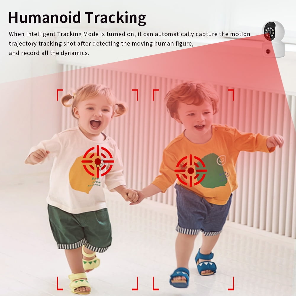 Security Camera Indoor-1080P 360° WiFi Cameras for Home Security，Pet/Dog/Baby Camera with Phone app, 2-Way Audio, Night Vision