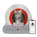 Self-Cleaning Cat Litter Box,Automatic Cat Litter Box for Multiple Cats,APP Odor Control , 65L Large Capacity,Safety protection Smart Litter Box