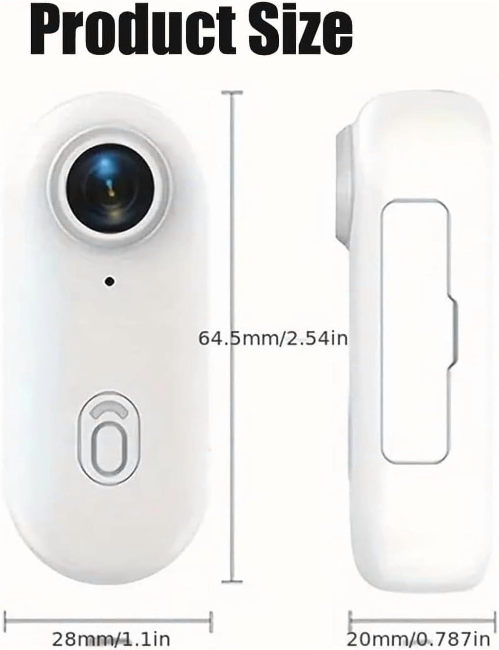 HD Action Camera,Motorcycle Camera,Pov Pro| Maximum 180-Minute Battery Life, 4K/1080P Magnetic Hands Free Body Cameras for Cycling, Diving, Vlogging and Pet Recording