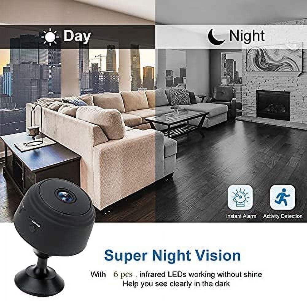 Camera,Mini WiFi Camera,Nanny Cam 1080P Indoor Security Camera,Smart Home Camera,Baby & Pet Monitor