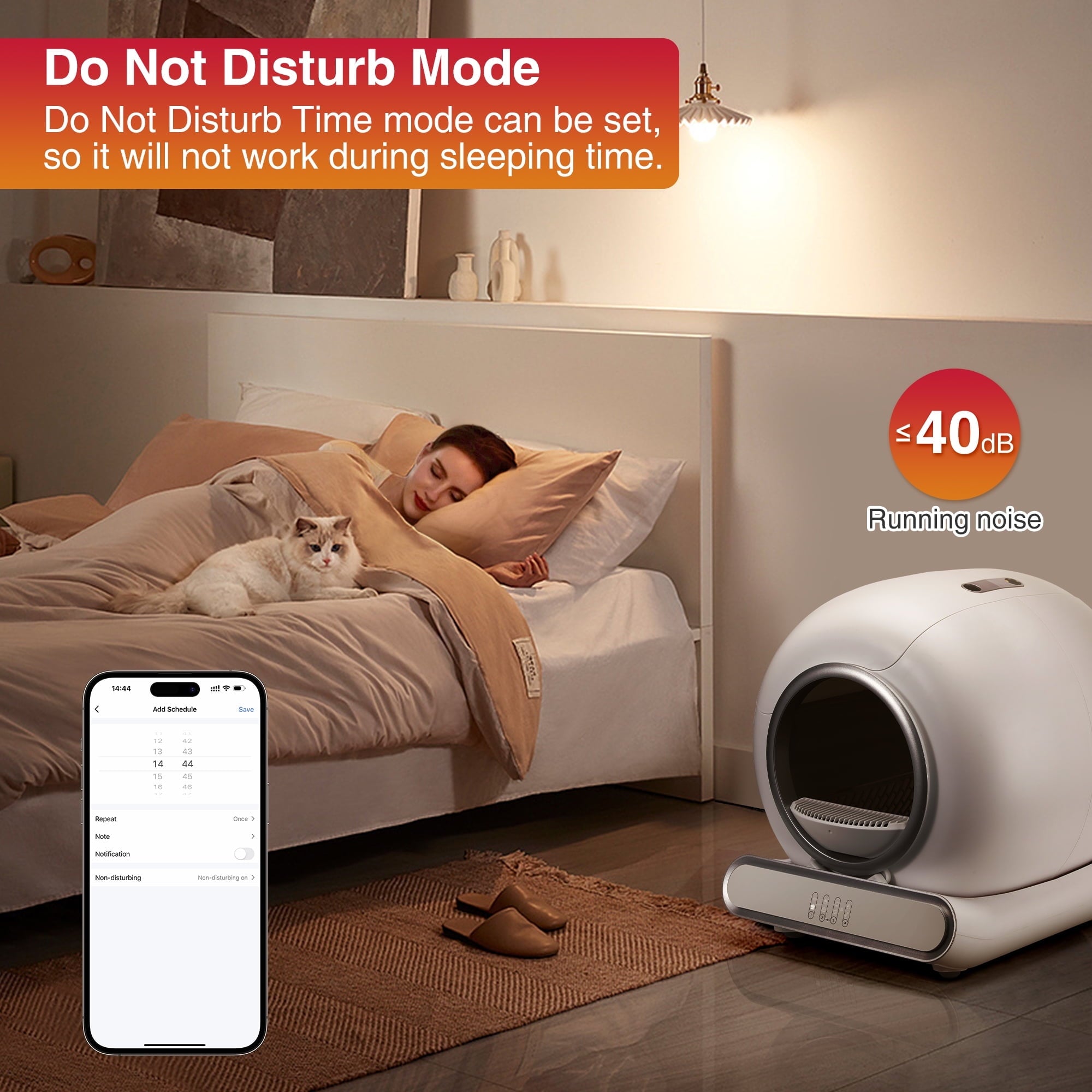 Smart Automatic Self-Cleaning Cat Litter Box for Multi-Cat w/ App Control, Dual Safety Protection, Real-Time Health Tracking, 65L+9L, Odor Removal Cat Litter Box with 2 Roll Liners