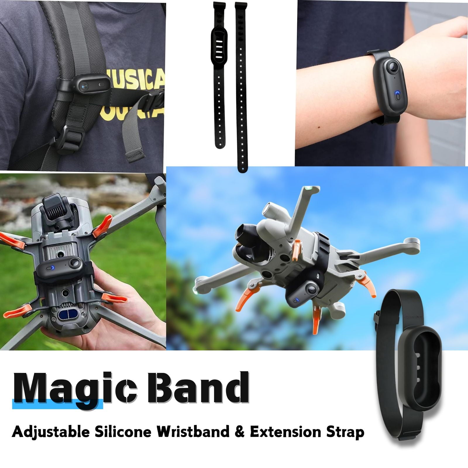 4K Body Camera, Thumb Size Cam,Wearable Camera with 360°Rotatable Clip & Magnetic Clip,120 Minutes for Recording,Take for Lecture, Traveling,Pet Walking and Outdoors Activities (4K-64G)