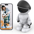 Jqimn RoBot Camera, 2.4G&5G WIFI Indoor Security Camera, 2K Baby/Pet Monitor with Phone App, Motion Detection, Two-Way Audio, Night Vision