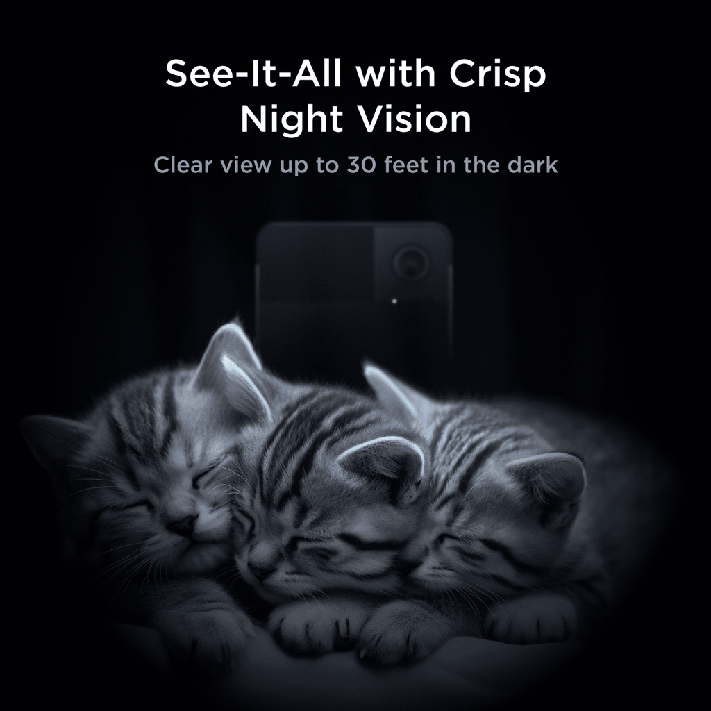 Petcube Play 2 WiFi Pet Camera with Laser Toy, 1080p HD, 160° View, Two-Way Audio, Night Vision, Motion & Sound Alerts, Dog & Cat Monitor with App