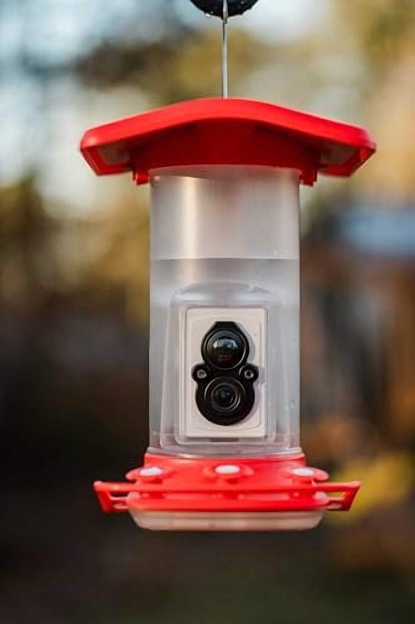 FeatherSnap Smart Hummingbird Feeder with HD Camera  WiFi Solar Bird Feeder, Motion Sensor, App Alerts, Live Video, Photo Capture  1L Capacity, Seed Mix & Cleaning Cloth Included
