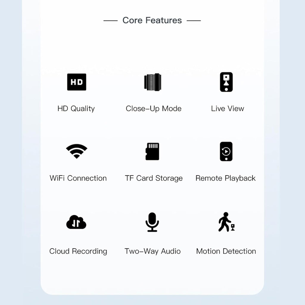 Aquarium Camera, 2K HD WiFi Pet Monitor, 140° Wide-Angle Anti-Glare Macro Lens, 24/7 Recording for Fish Reptiles Window Security Surveillance System (C#1 PCS)