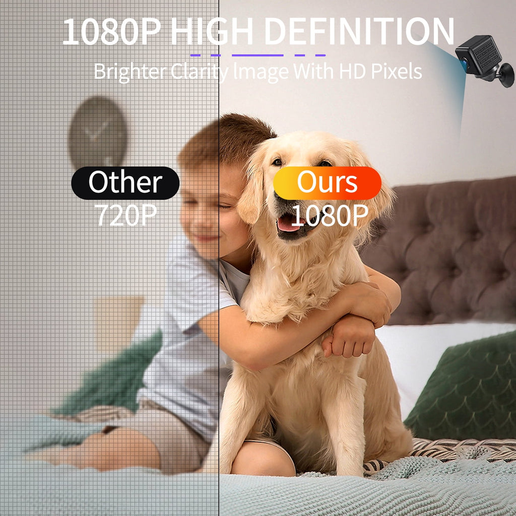 X9 1080p Mini Camera Home Small Wireless Wifi Cameras Outdoor Upgraded Pet Motion Detection Security Alerts Night Vision Cam