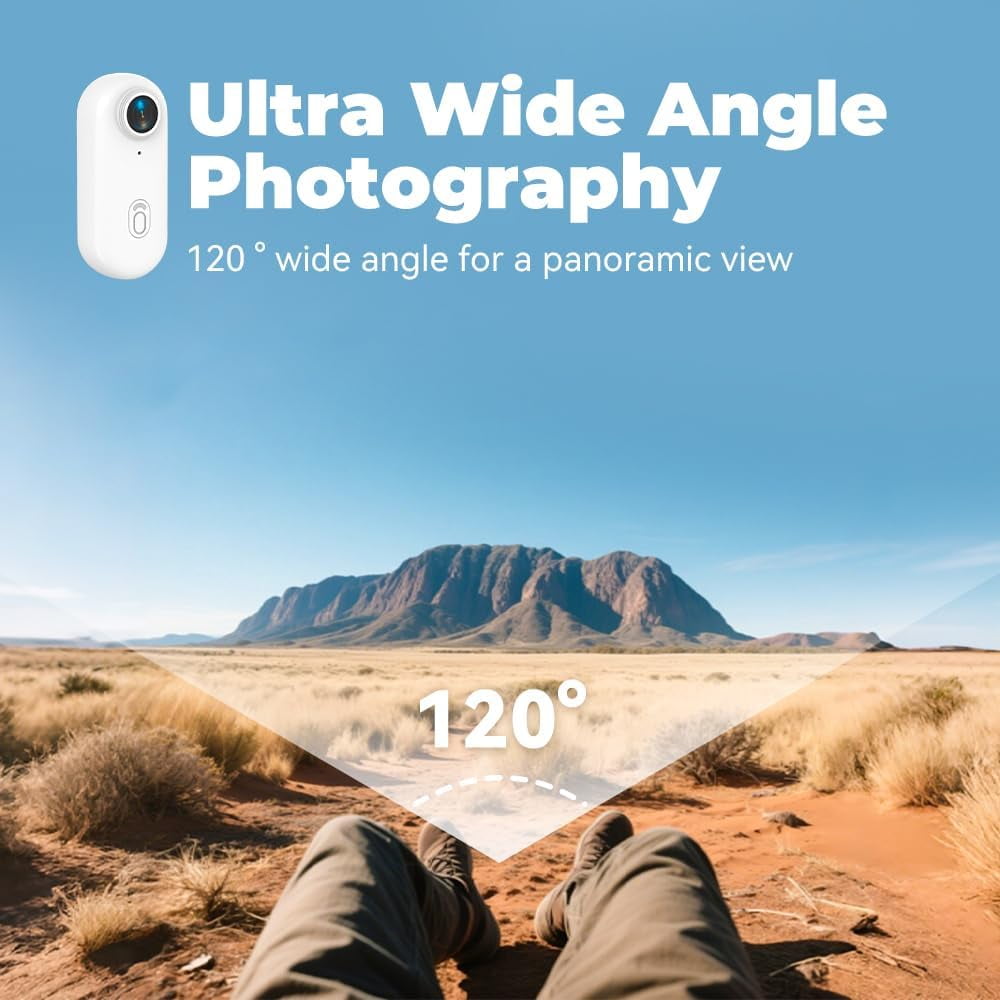 Treklon POV Camera, Treklon 4s Body Cam – 4k Wearable Body Camera with Magnetic & Clip Mount, Waterproof Action Camera for Cycling, Hiking, Diving, Pet POV, No Monthly Fees (Black 1080P, Full Kit)