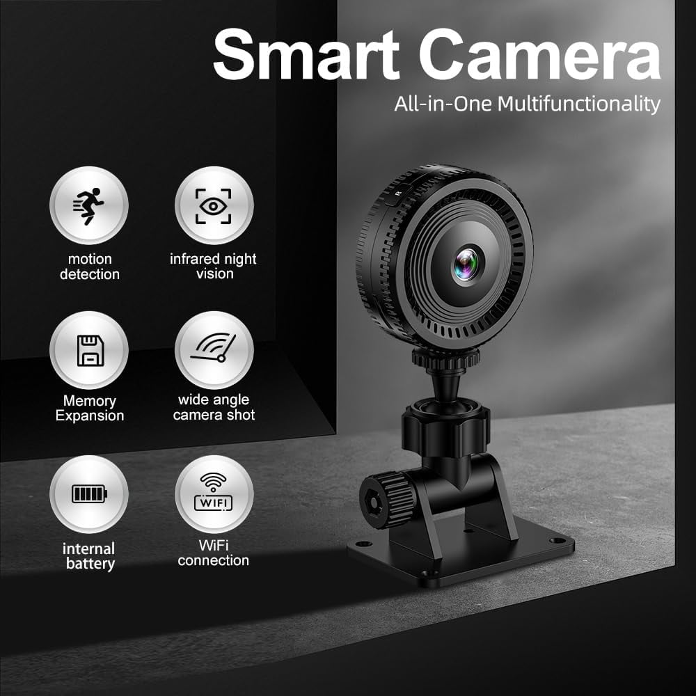 Wiher HD Wireless Indoor Camera, 1080P HD WiFi Camera, App-Controlled, for Home and Office Security, Video Camera for Baby and Pets