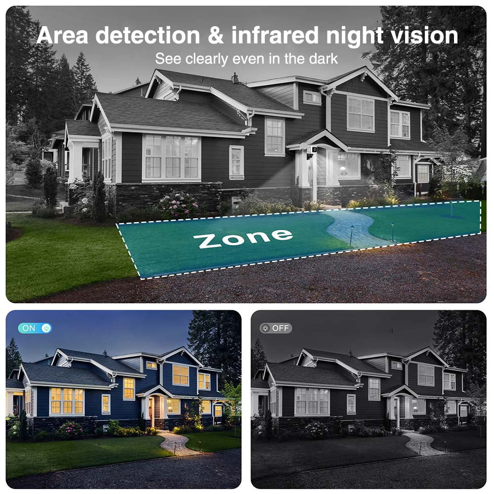 Wiher Small Security Camera Wireless, 1080P Mini Indoor/Outdoor Camera with 8Hrs Battery, Night Vision, Motion Detection Alert, Cloud & TF Storage, 4 Users View Same Time, for Home/Baby/Pet(Black)