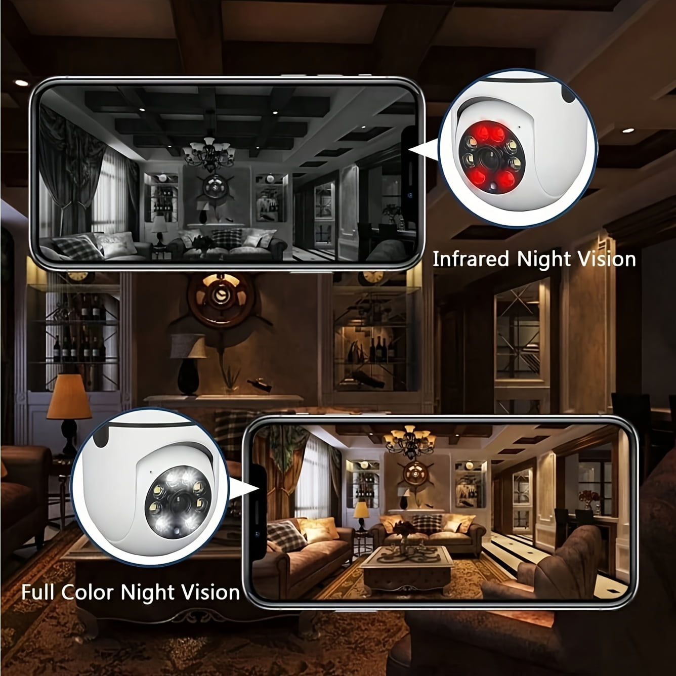 Smart Home Security Cameras YI IoT - 1080P FHD 2.4G WiFi, PTZ Wireless IP Camera with Two-Way Audio, Motion Detection Alerts, Night Vision, Auto Tracking for Elderly, Youngsters, Pets