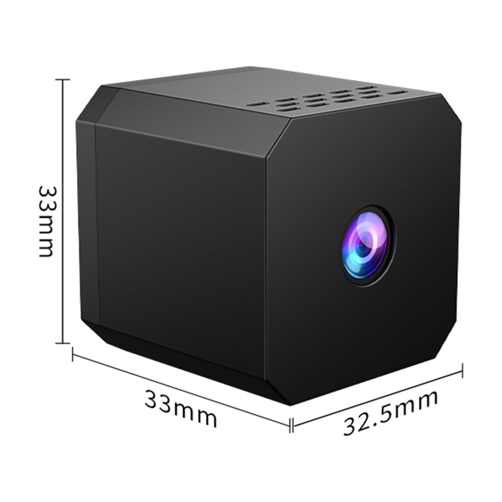 TOPRenddon Wireless Mini Security Camera 1080P HD – Indoor/Outdoor Night Vision, Motion Detection, 2-Way Audio | Portable WiFi Surveillance Cam for Home, Baby, Pet Monitoring