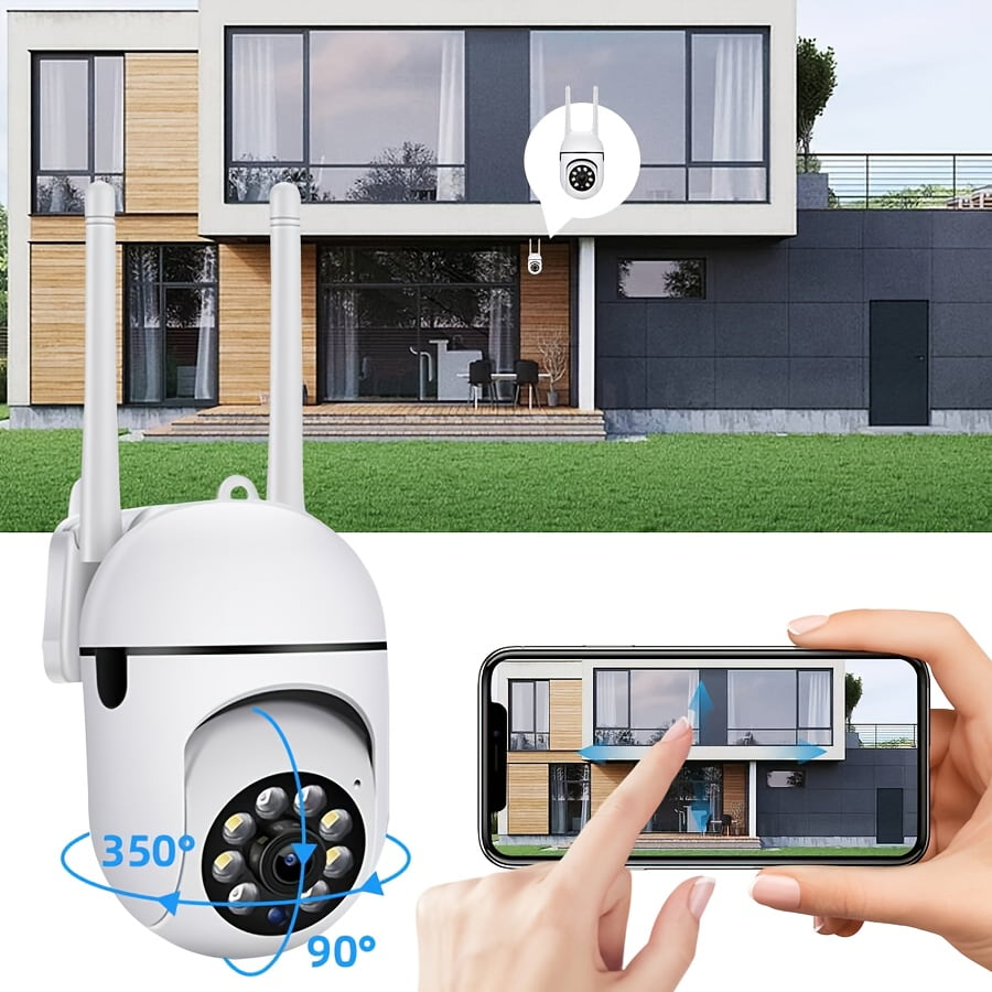 Smart Home Security Cameras YI IoT - 1080P FHD 2.4G WiFi, PTZ Wireless IP Camera with Two-Way Audio, Motion Detection Alerts, Night Vision, Auto Tracking for Elderly, Youngsters, Pets
