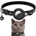 Airtag Cat Collar Breakaway, Reflective Kitten Collar with Apple Air Tag Holder and Bell for Girl Boy Cats, 0.4 Inches in Width and Lightweight
