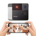 Petcube Play 2 WiFi Pet Camera with Laser Toy, 1080p HD, 160° View, Two-Way Audio, Night Vision, Motion & Sound Alerts, Dog & Cat Monitor with App