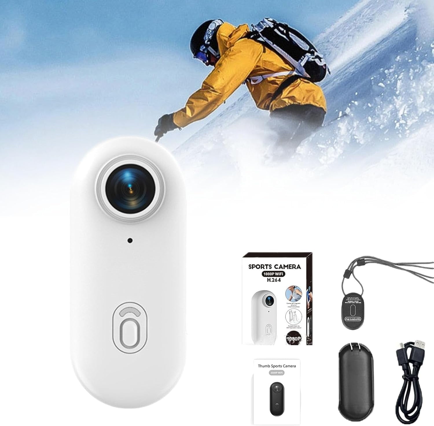 Treklon POV Camera, Treklon 4s Body Cam – 4k Wearable Body Camera with Magnetic & Clip Mount, Waterproof Action Camera for Cycling, Hiking, Diving, Pet POV, No Monthly Fees (Black 1080P, Full Kit)