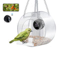 Window Bird Feeder Clearance! Clear Bird Feeders, Bird Feeder With Camera, Outdoor Smart Hanging Bird Feeder With Camera, Bird Feeder With Camera Hd 1080p Night-Version Video Camera Wifi