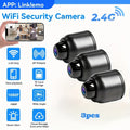 Wireless Camera, Mini Nanny Cam Smart Home, Small Indoor Outdoor Camera with Remote View, Compatible with Android and iOS, Baby, Pet Monitor(3PCS)