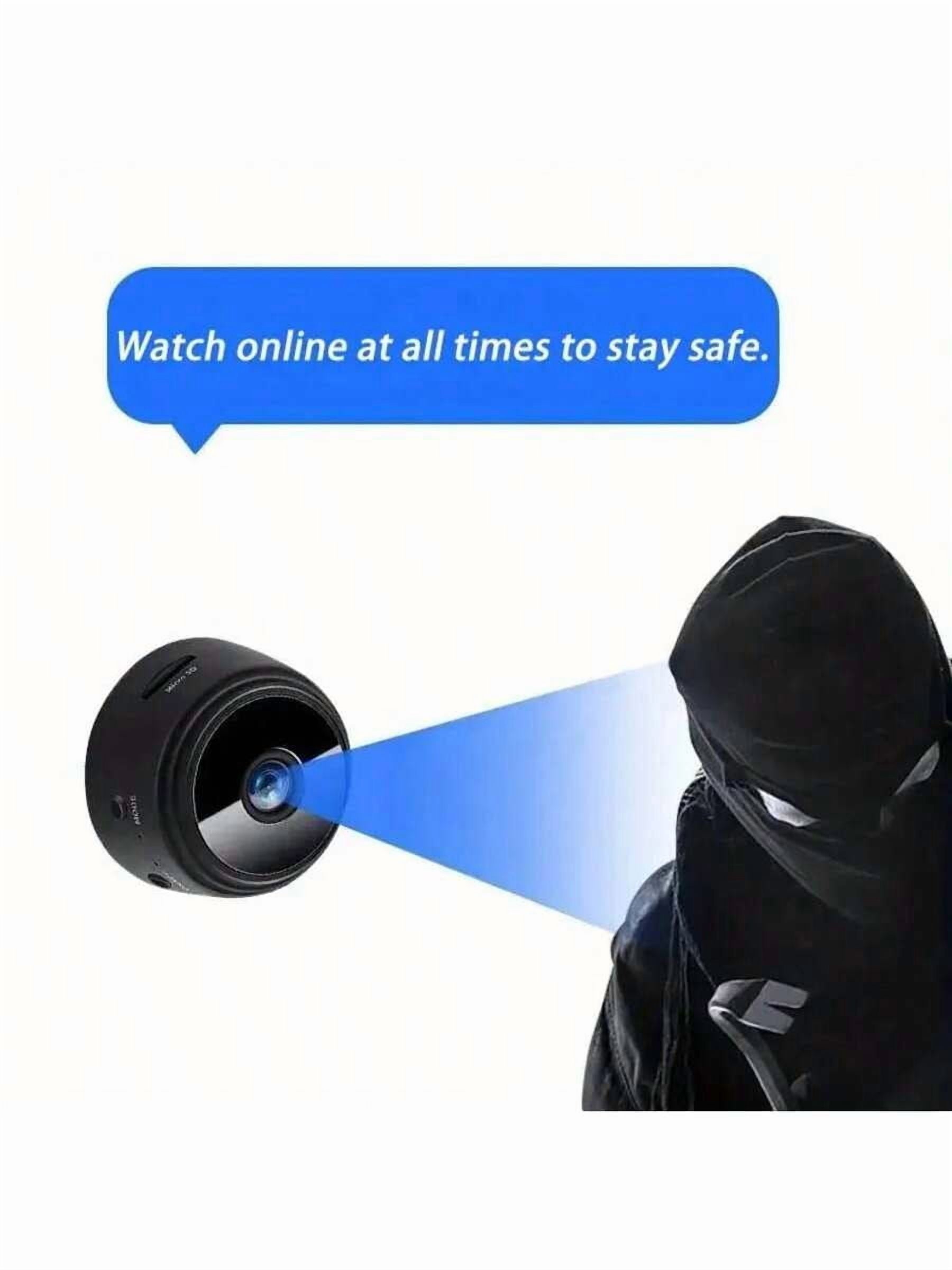 GENAI 1/2/4pcs Home Security Camera -720P WiFi Nanny Cam With Night Vision, Motion Detection, And Home Security For Indoor Outdoor Pet Monitoring - Compact And Discreet Design (Support 2.4GWIFl Only)