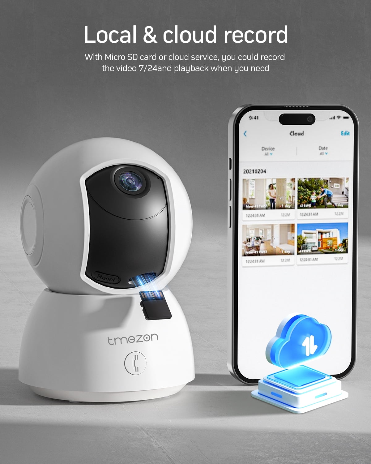 TMEZON Video Pet Dog Camera Indoor Two Way Wireless