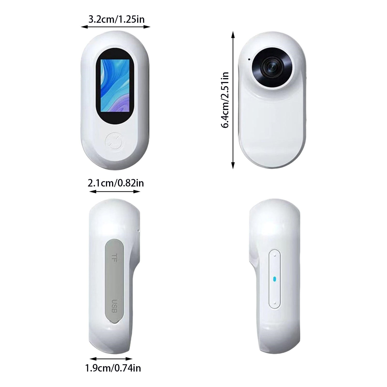 Pet Camera Collar - 1080P HD Mini Sport Cam with Night Vision, Waterproof Dog/Cat Collar Camera for Recording Outdoor Activities & Indoor Behavior