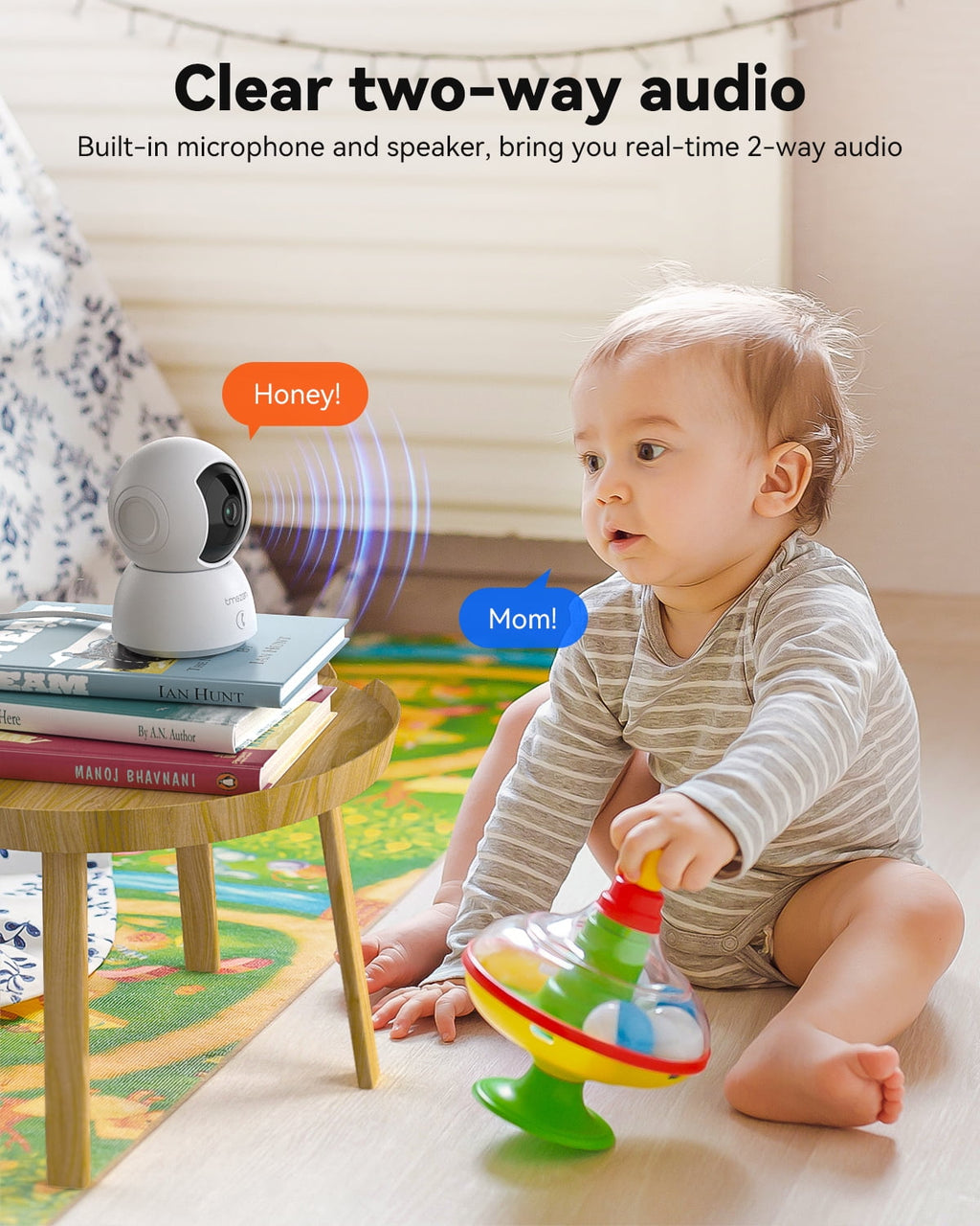 TMEZON Video Pet Dog Camera Indoor Two Way Wireless