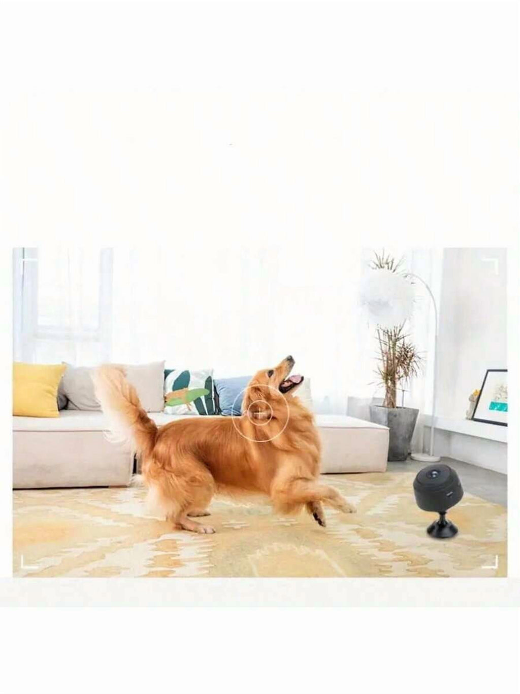 GENAI 1/2/4pcs Home Security Camera -720P WiFi Nanny Cam With Night Vision, Motion Detection, And Home Security For Indoor Outdoor Pet Monitoring - Compact And Discreet Design (Support 2.4GWIFl Only)