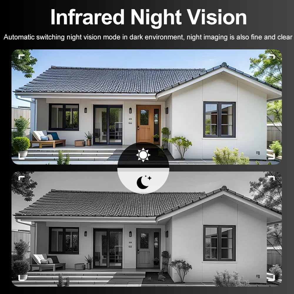 Wiher HD Wireless Indoor Camera, 1080P HD WiFi Camera, App-Controlled, for Home and Office Security, Video Camera for Baby and Pets