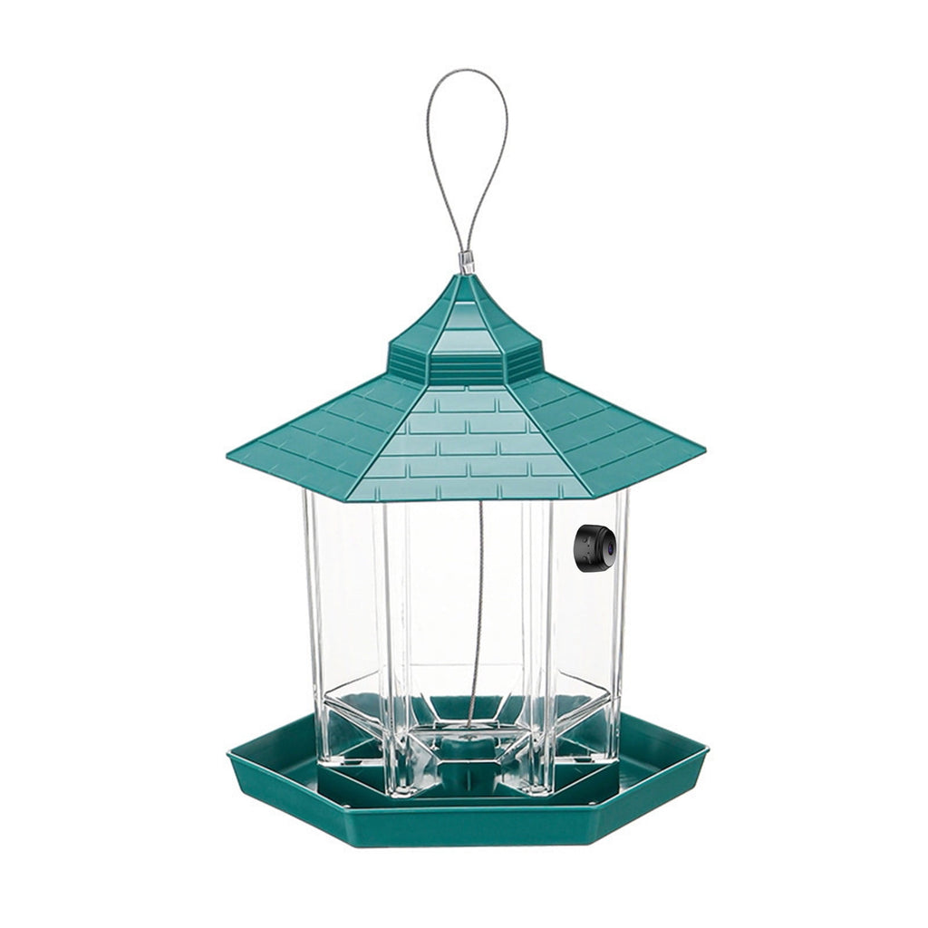 **Bird Feeder with 1080P HD WiFi Camera & Night Vision – Remote Live Streaming to Phone, 170° View & Built-In Mic for Bird Watching Enthusi