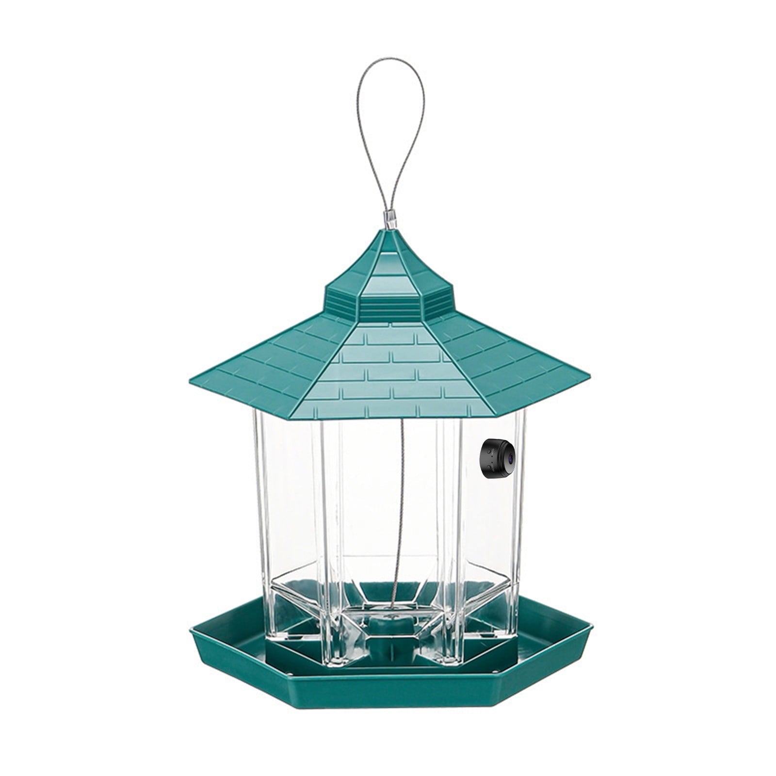 **Bird Feeder with 1080P HD WiFi Camera & Night Vision – Remote Live Streaming to Phone, 170° View & Built-In Mic for Bird Watching Enthusi