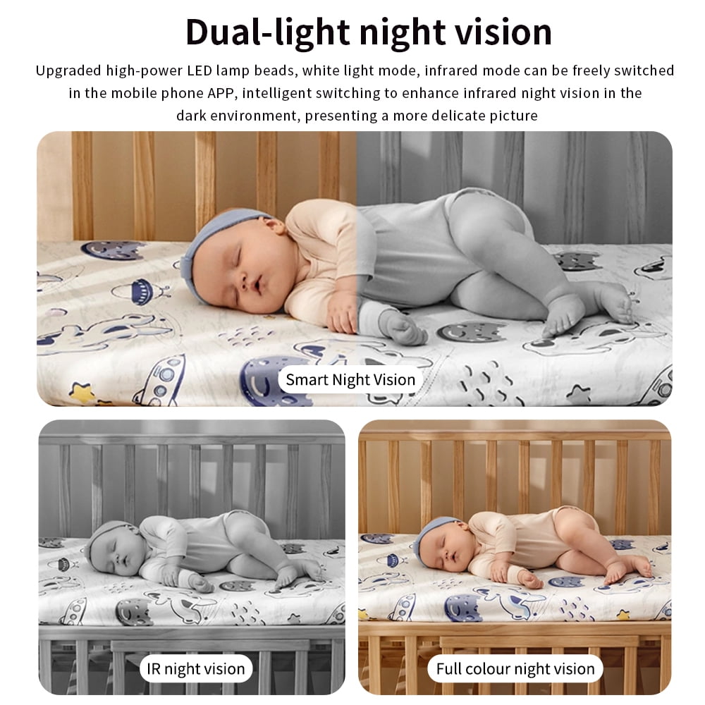 Security Camera Indoor-1080P 360° WiFi Cameras for Home Security，Pet/Dog/Baby Camera with Phone app, 2-Way Audio, Night Vision